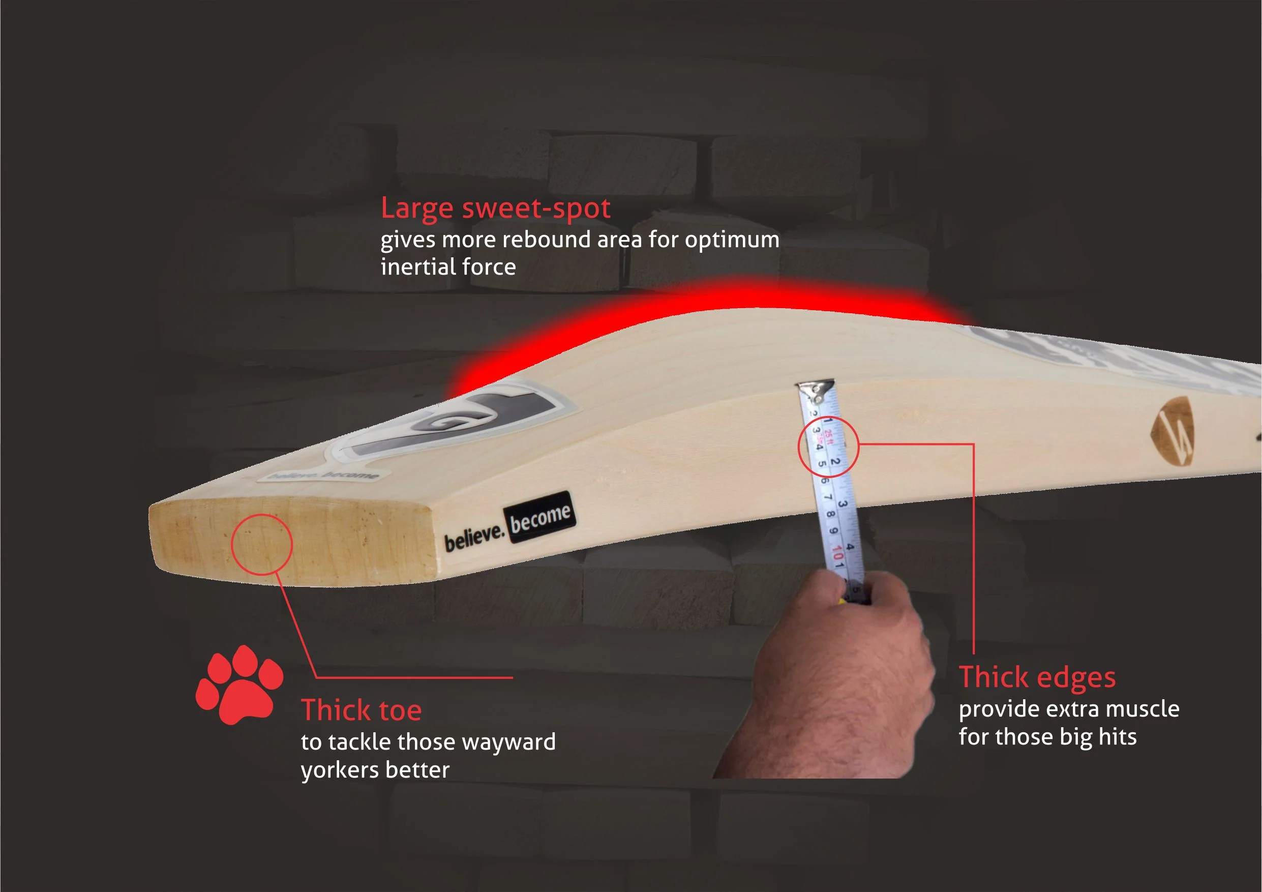 Cricket Bat SG KLR 1(No Discount) - Image 10