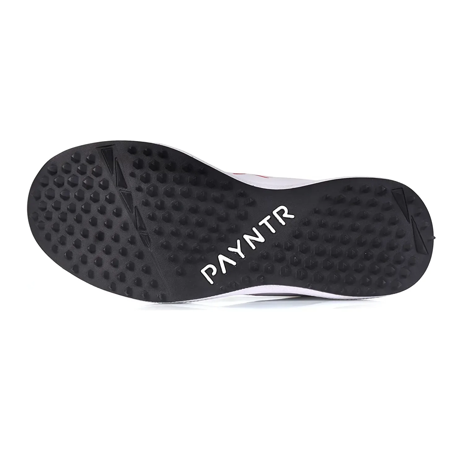 Payntr X Batting Rubber Studs (Black& White) Cricket Shoes - Image 5