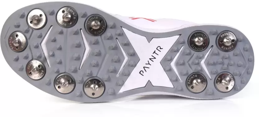 Payntr X Batting Spike (All White) Cricket Shoes - Image 4