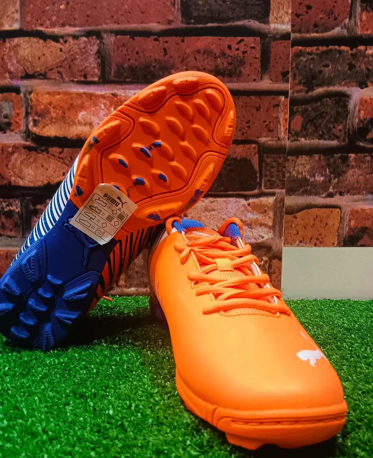 PUMA JUNIOR SHOES Neon Citrus-Puma White-Bluemazing - Image 3