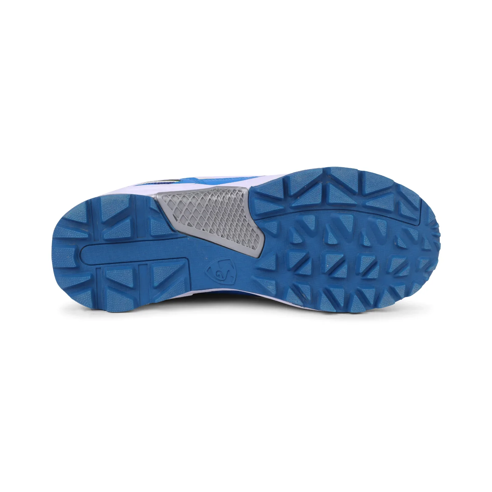 SG CLUB 6.0 Cricket Shoe: Classic White with Royal Blue and Lime Accents(2024) - Image 7