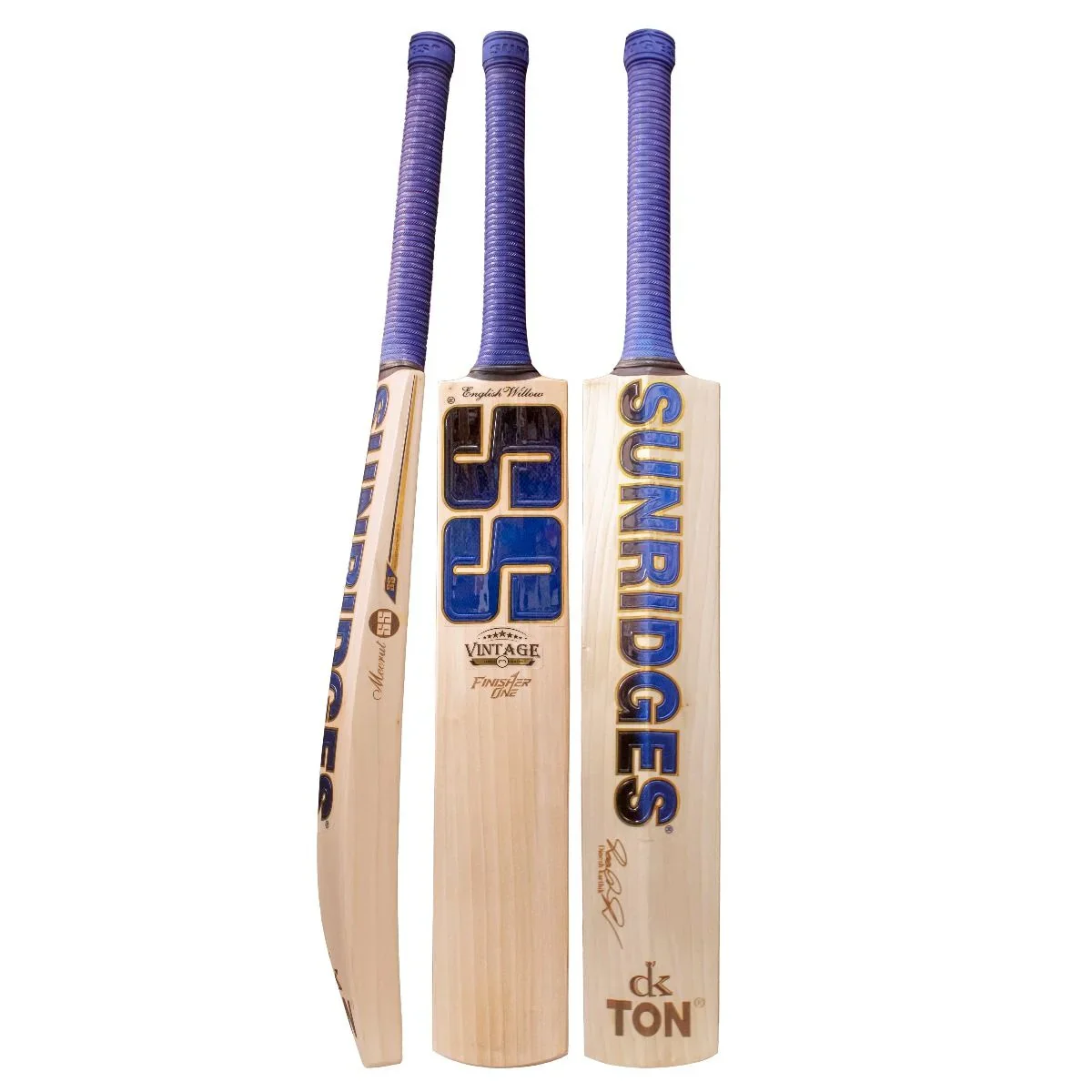 SS VINTAGE FINISHER ONE ENGLISH WILLOW CRICKET BAT 2023 - Image 4